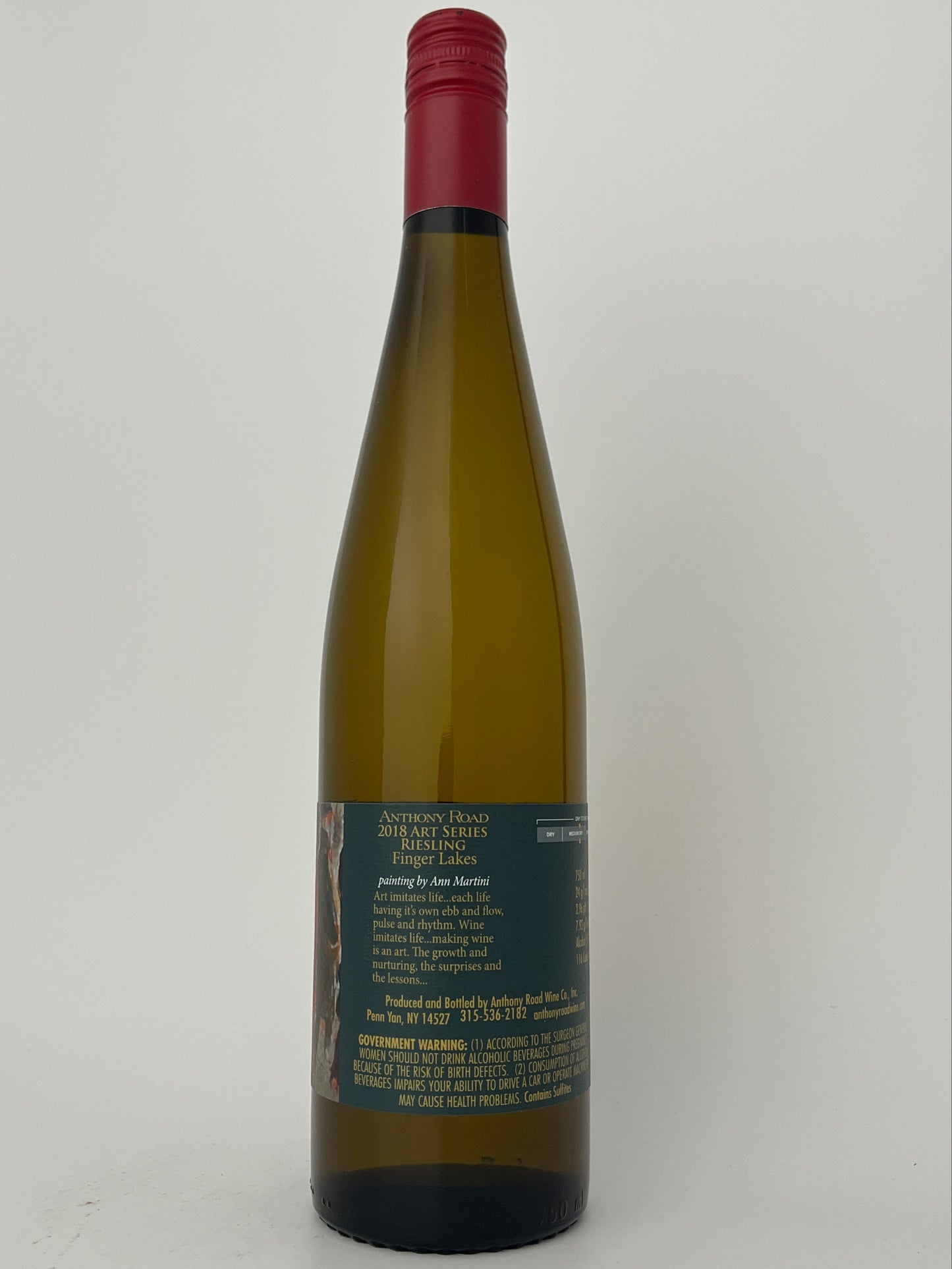 Anthony Road, Riesling, "Art Series," Finger Lakes 2018