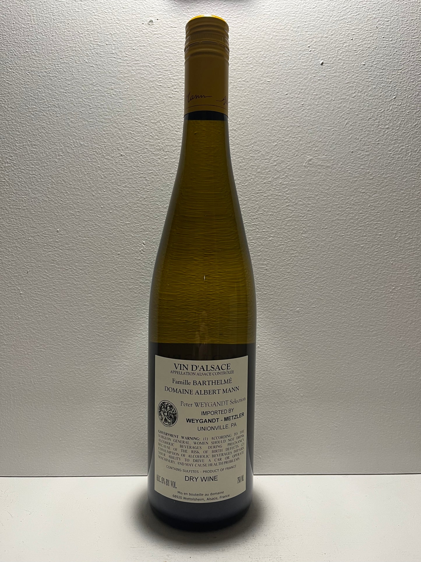 Albert Mann, Pinot Gris, Alsace, France 2024