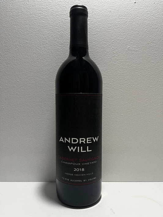 Andrew Will, Cabernet Sauvignon, "Champoux Vineyard," Horse Heaven Hills, Washington, United States, 2018