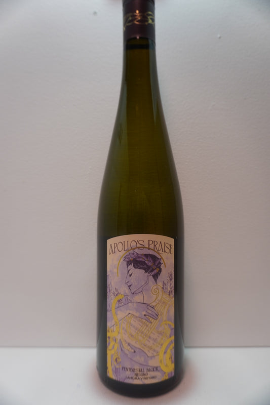 Apollo's Praise, Riesling, "Lahoma Vineyard- Pentecoastal Block Spatlese," Seneca Lake, Finger Lakes, New York, United States, 2024
