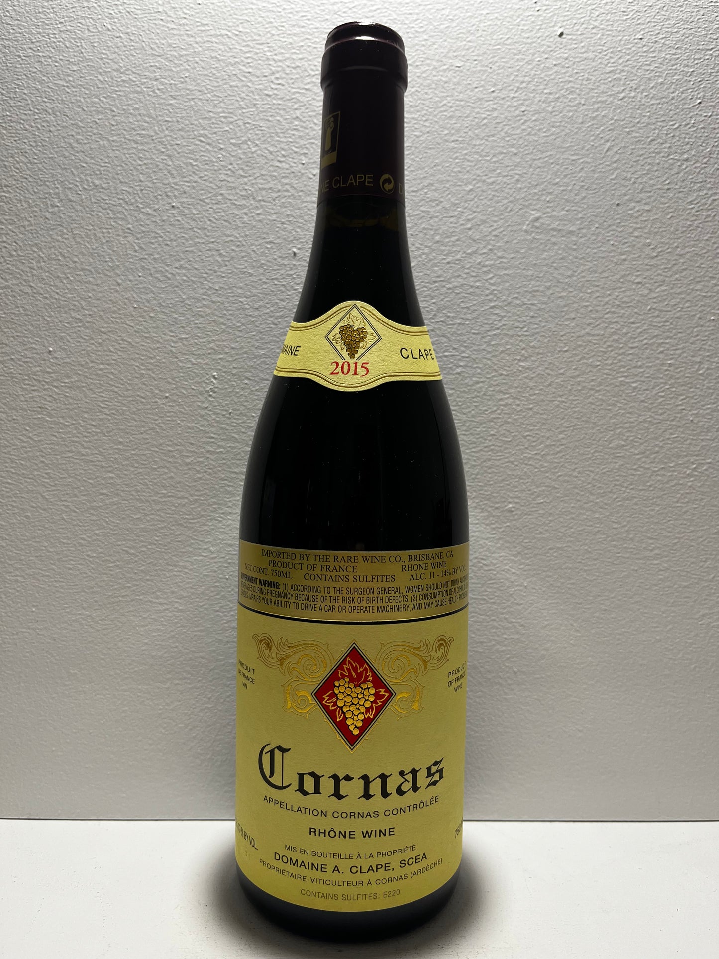 August Clape, Syrah, Cornas, Rhone, France 2015