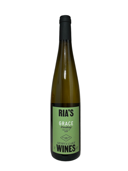 Ria's Wines, Riesling, "Grace," Seneca Lake, Finger Lakes, New York 2024