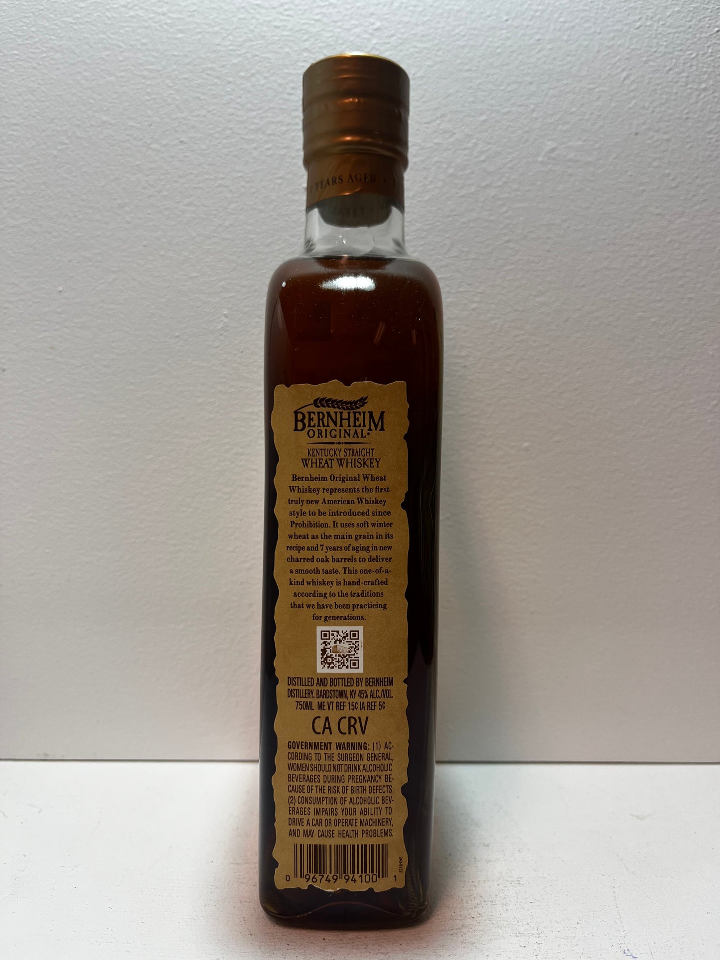 Bernheim Original Straight Wheat Whiskey 7 Year