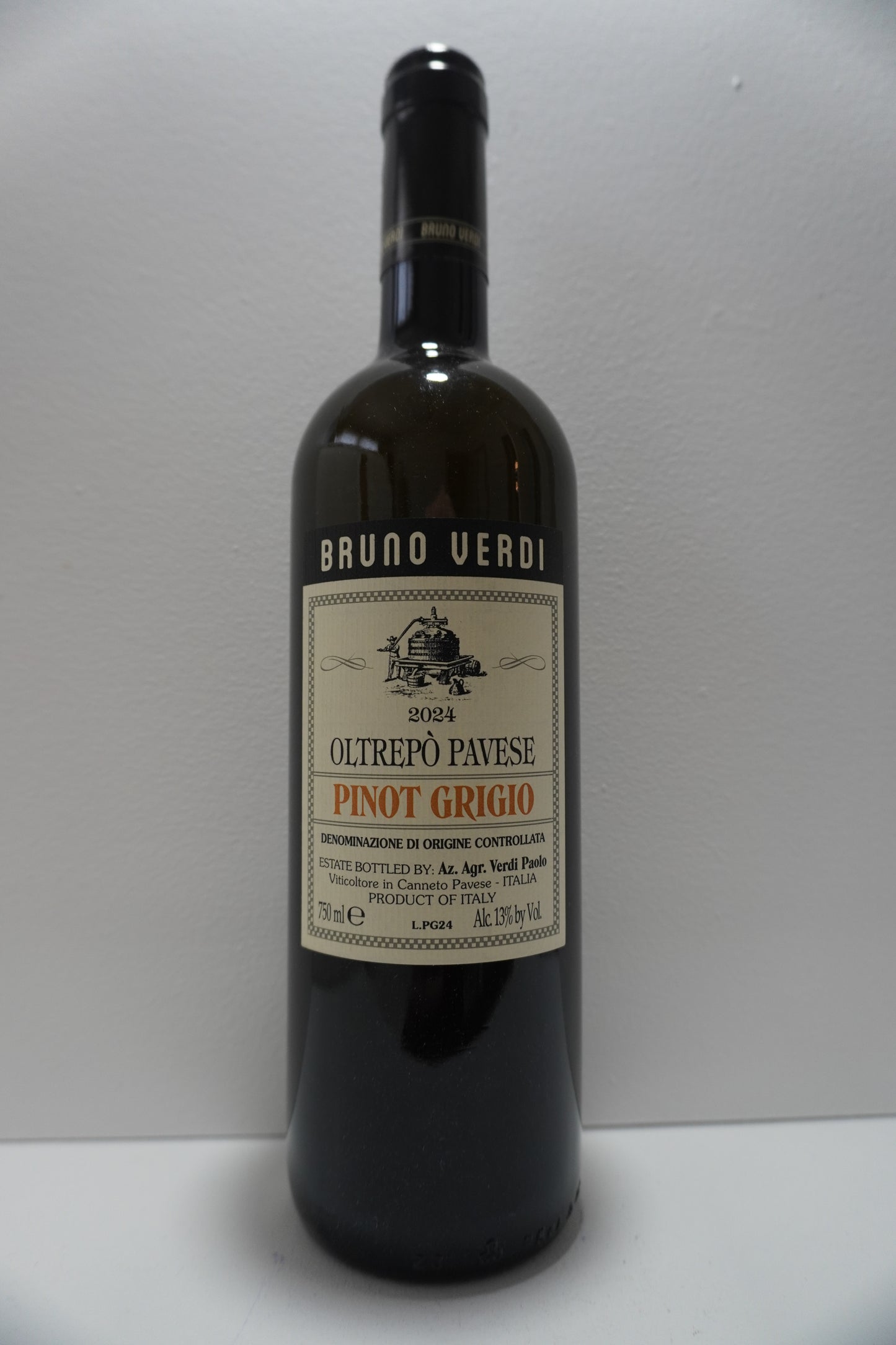 Bruno Verdi, Pinot Grigio, Oltrepo Pavese, Lombardy, Italy 2024