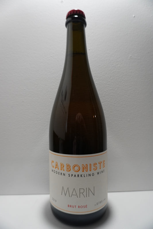 Carboniste, Brut Rose, "Marin- Modern Sparkling Wine," California, United States 2019