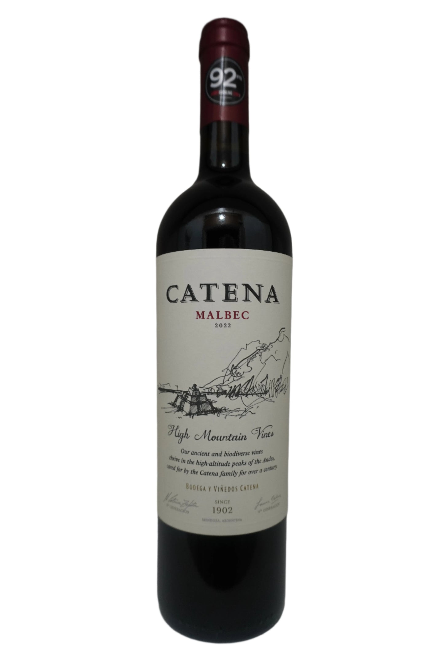 Catena, Malbec, "High Mountain Vines," Mendoza, Argentina 2022