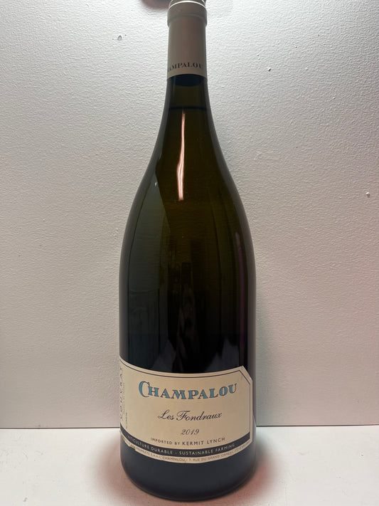 Champalou, Chenin Blanc, "Les Fondraux," Vouvray, Loire, France 2019 (Magmum)