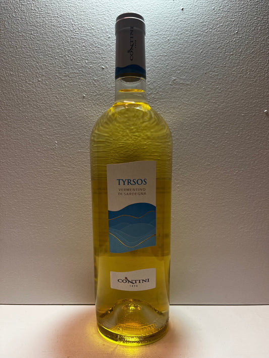 Contini, Vermentino di Sardegna, "Tyrsos," Sardinia, Italy 2024