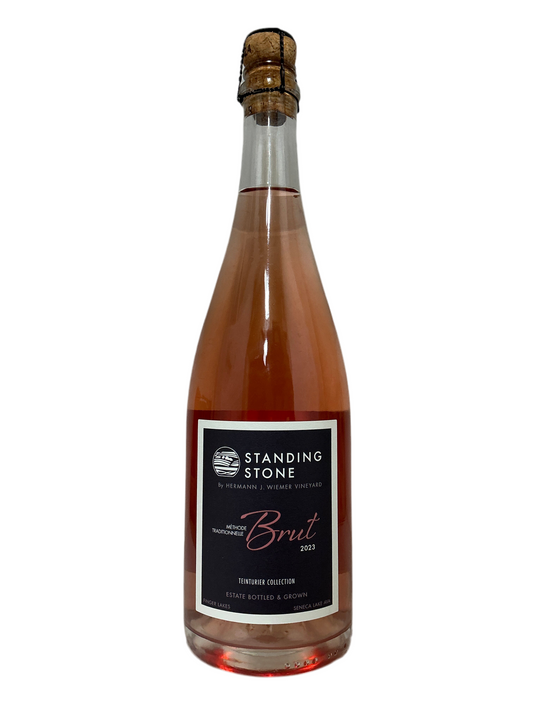 Standing Stone, Brut- Sparkling Rose, Finger Lakes, New York, United States 2023