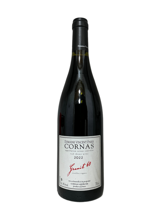 Domaine Vincent Paris, Syrah, "Granit 60," Cornas, Rhone, France 2022
