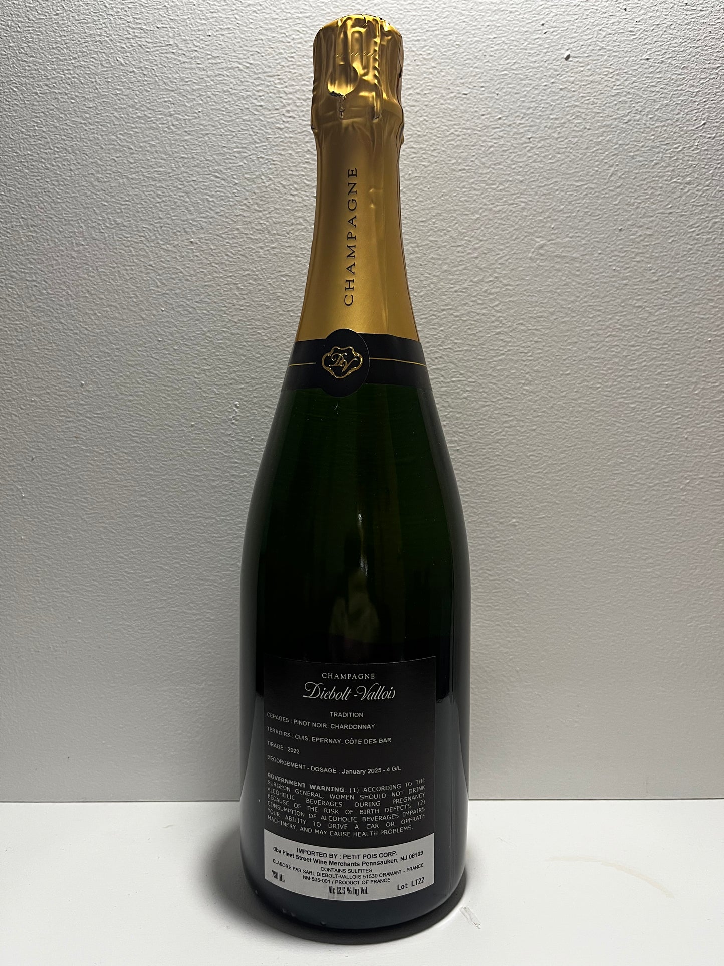 Diebolt-Vallois, Extra Brut, "Tradition," Champagne, France NV