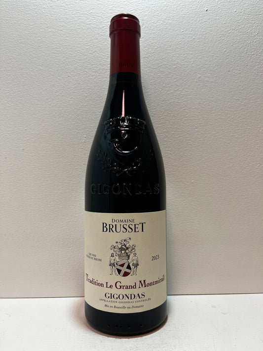 Domaine Brusset, Grenache, "Tradition Le Grand Montmirail," Gigondas, Rhone, France