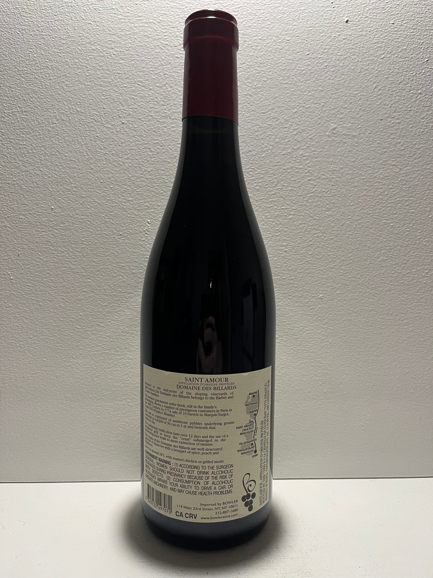 Domaine des Billards, Gamay, Saint-Amour, Beaujolais, Burgundy, France 2022