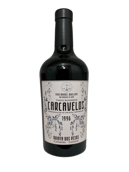 Quinta dos Pesos, Castelao, Vinho Generoso, Carcanelos, Lisboa, Portugal 1996 (500 ml)