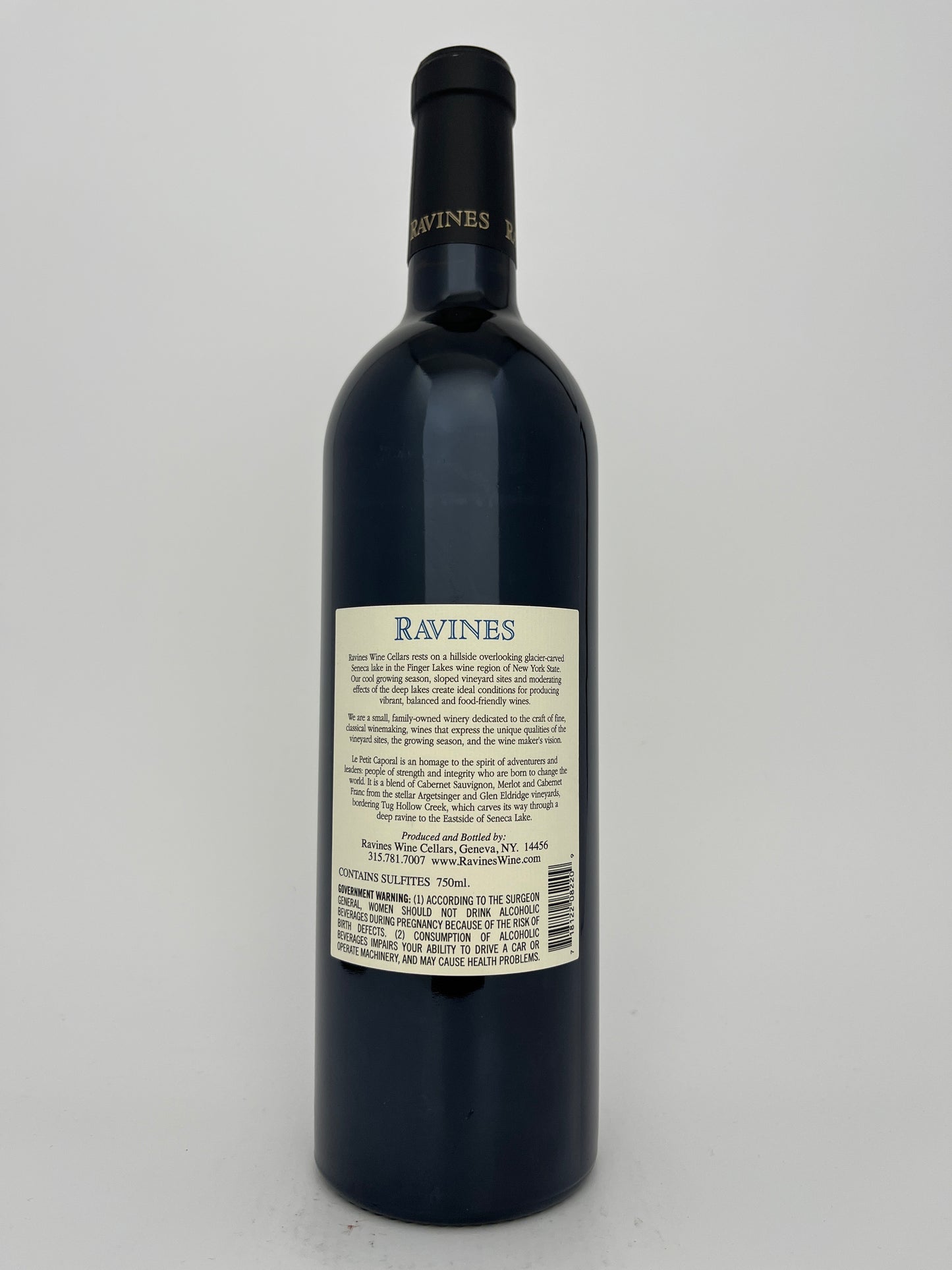 Ravines, Cabernet Sauvignon, "Le Petit Caporal," Finger Lakes 2020