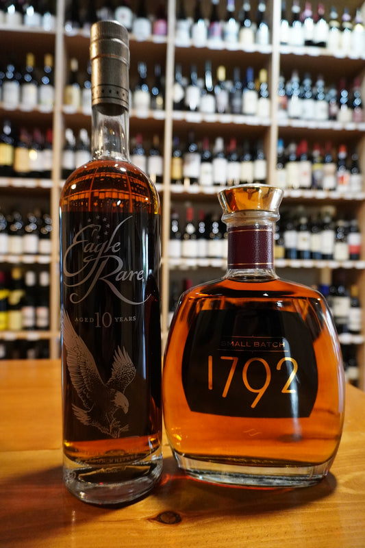 Eagle Rare 10 Year Bourbon & 1792 Small Batch Bourbon