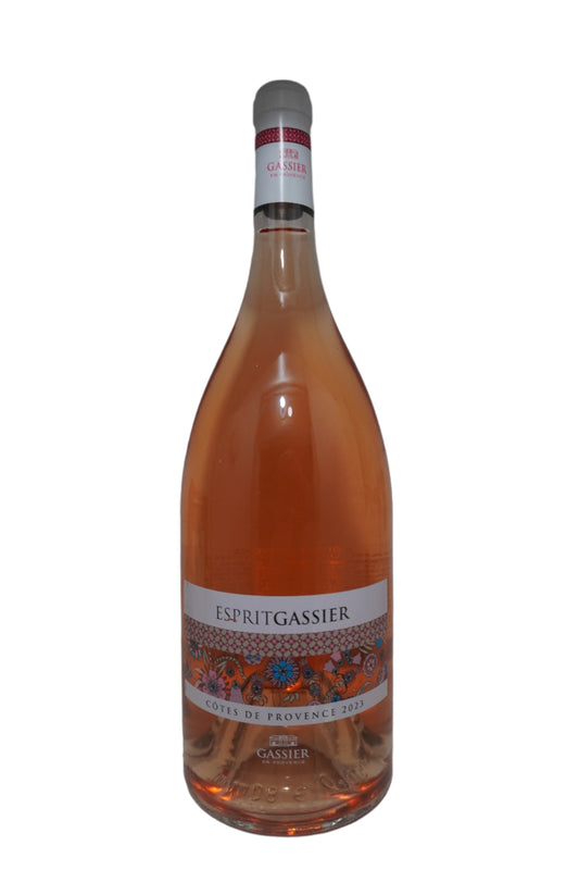 Gassier, Rose of Grenache, "Esprit de Gassier," Cotes de Provence, France 2023 (Magnum)