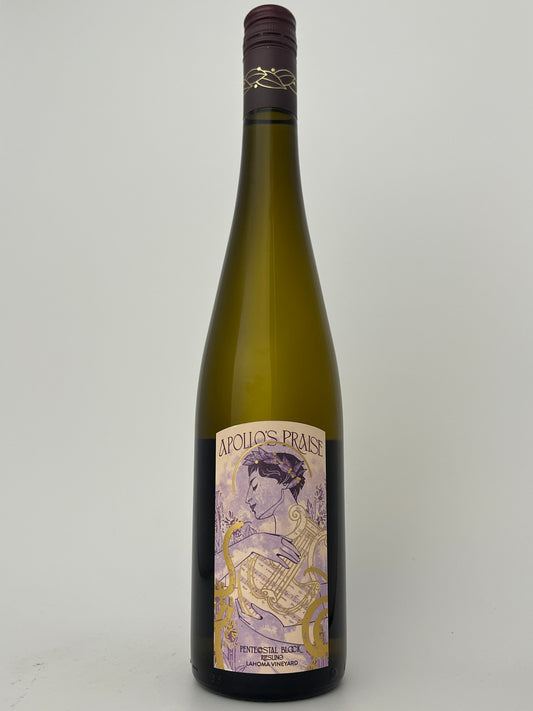 Apollo's Praise, Riesling, "Lahoma Vineyard- Pentecoastal Block Spatlese," Seneca Lake, Finger Lakes, New York, United States, 2024