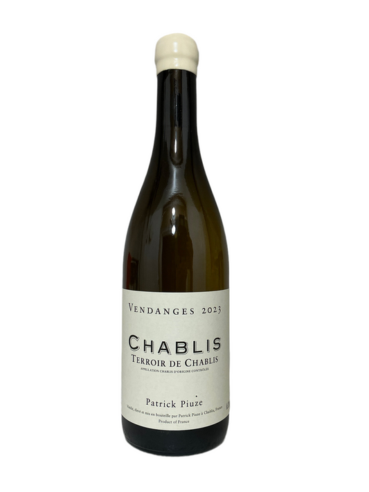Patrick Piuze, Chardonnay, "Terroir de Chablis," Chablis, Burgundy, France 2023