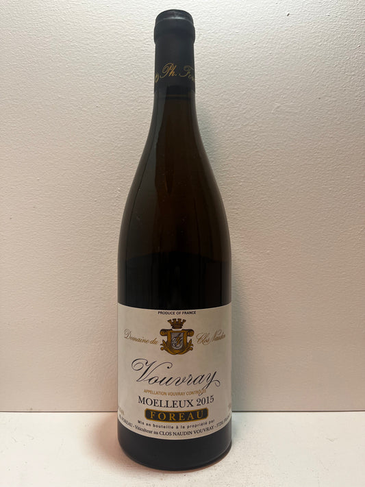 Foreau, Chenin Blanc, Moelleux, Vouvray, Loire, France 2015