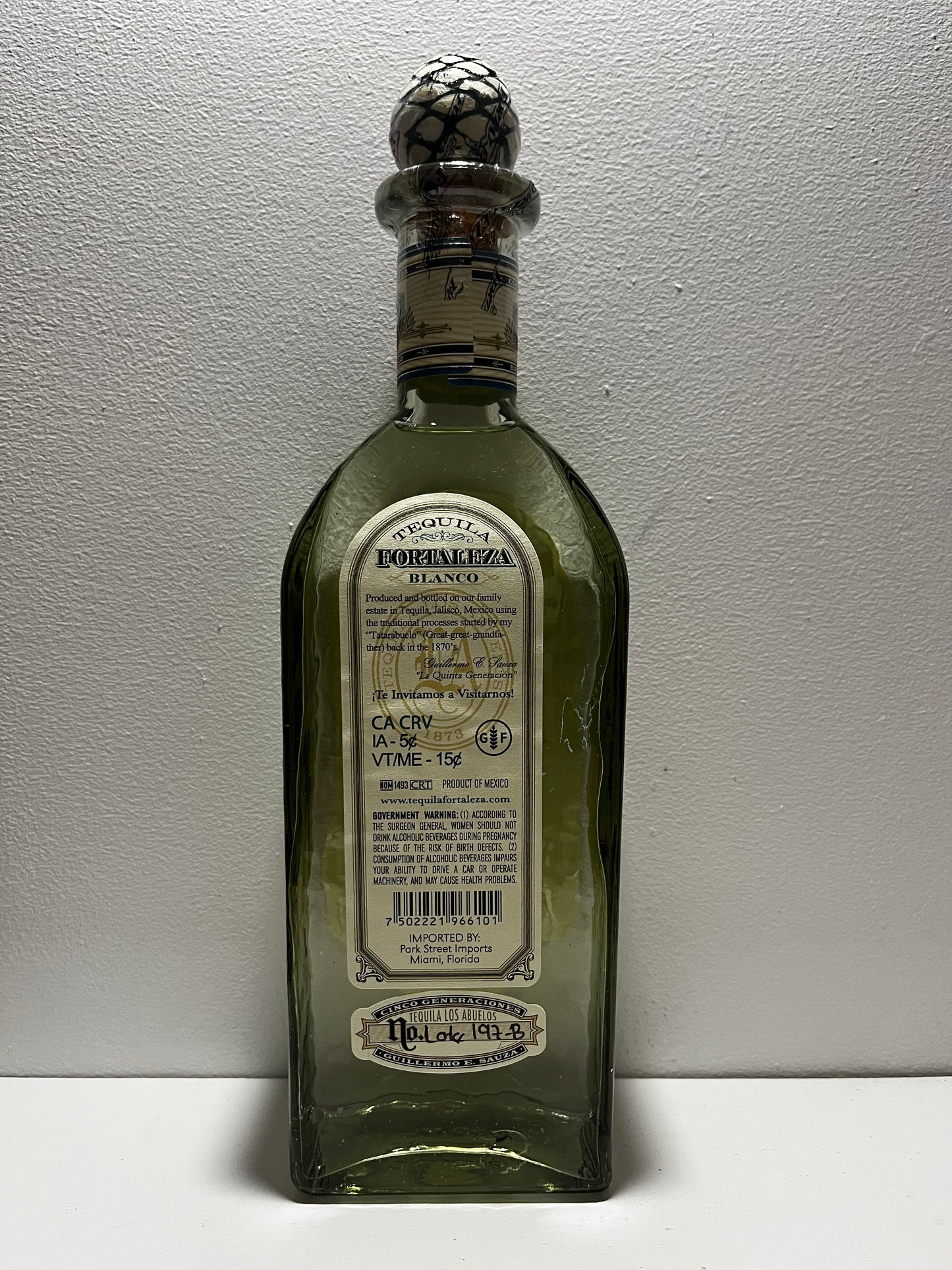 Fortaleza Tequila Blanco