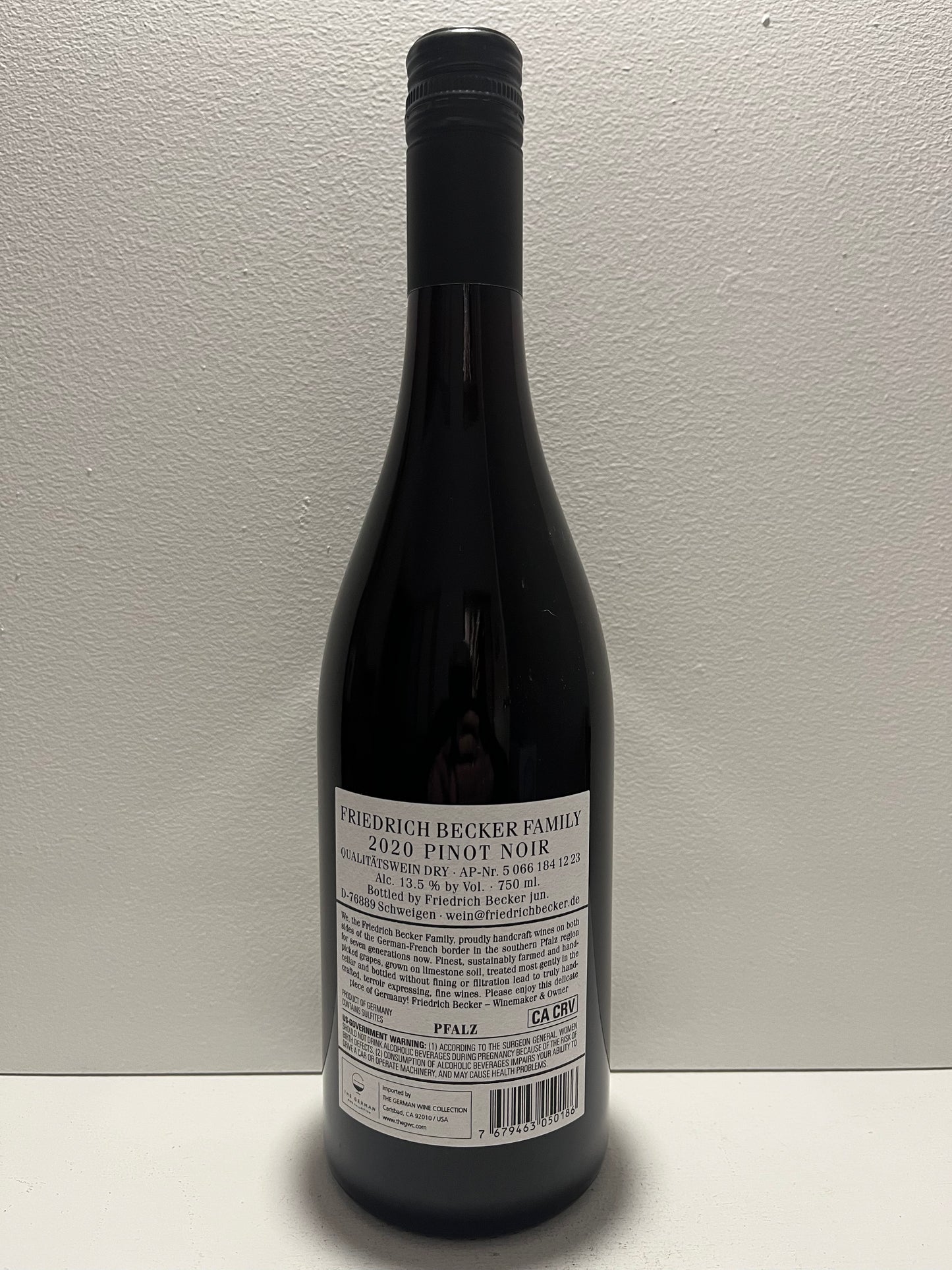 Friedrich Becker, Pinot Noir, "Estate," Pfalz, Germany 2020