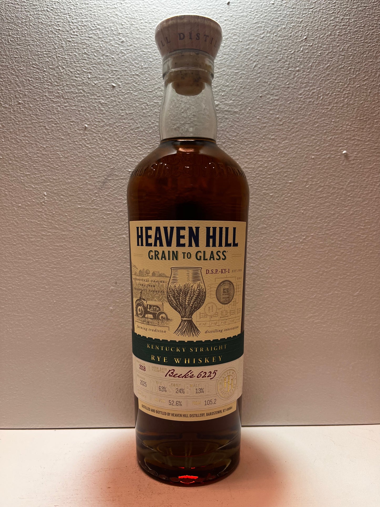 Heaven Hill Rye Grain to Glass