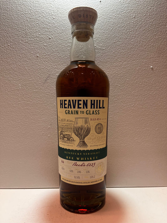 Heaven Hill Rye Grain to Glass