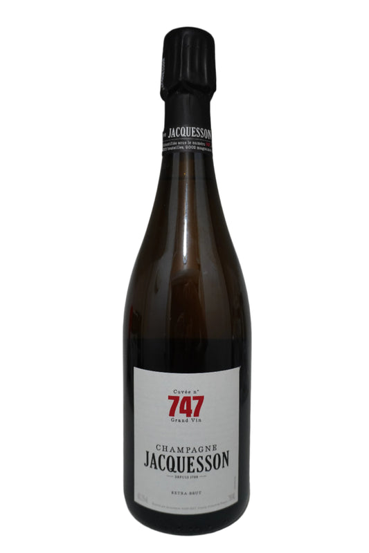 Front Label Jacquesson Extra Brut Cuvee No.747 Champagne France NV