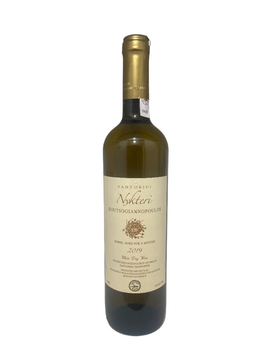 Koutsoyannopoulos, Assyrtiko, Nychteri, Santorini, Greece 2019