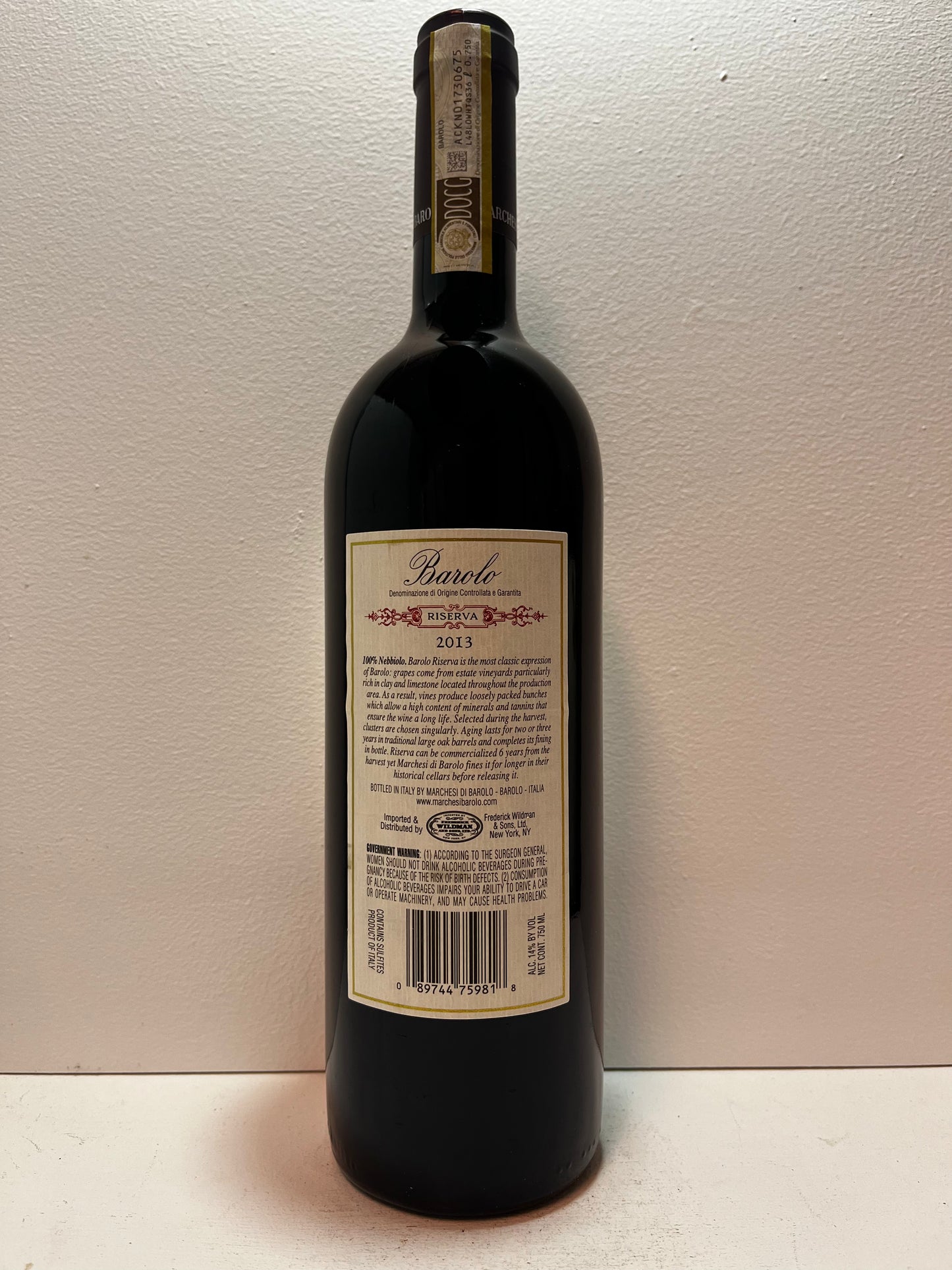 Marchesi di Barolo, Nebbiolo, Riserva, Barolo, Piedmont, Italy 2013