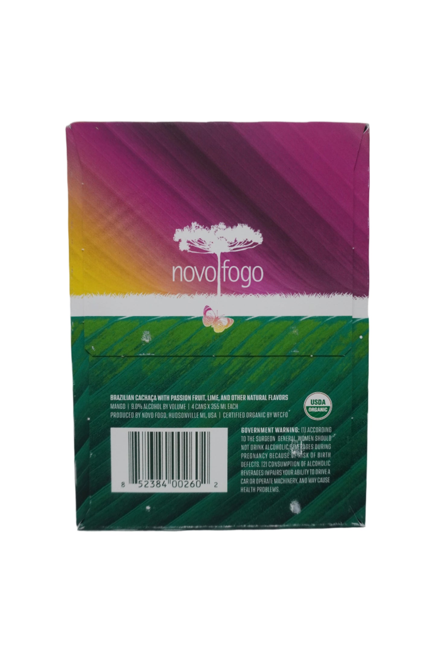 Novo Fogo Passion Fruit Caipirinha (4-Pack 355ml Can)