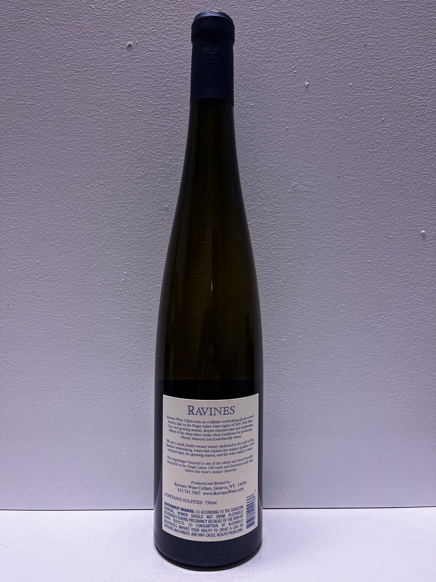 Ravines, Riesling, "Argetsinger Vineyard," Finger Lakes 2021