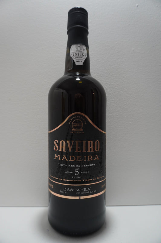 Saveiro, Tinta Negra, Reserva, "Castanea," Madeira, Portugal 5 Year