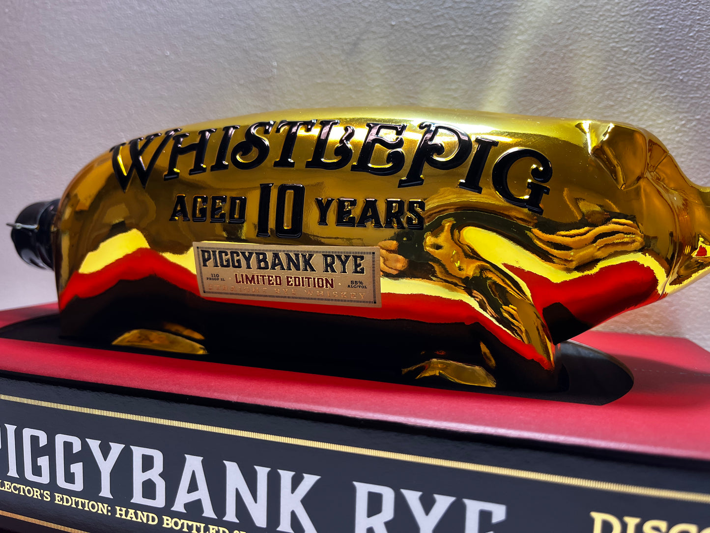 Whistlepig Straight Rye Whiskey Piggybank 10 Year