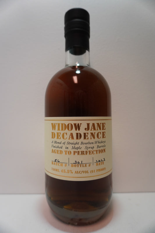 Widow Jane Decadence Bourbon